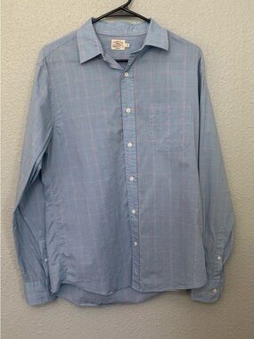 Faherty The All Time Blue Plaid Shirt